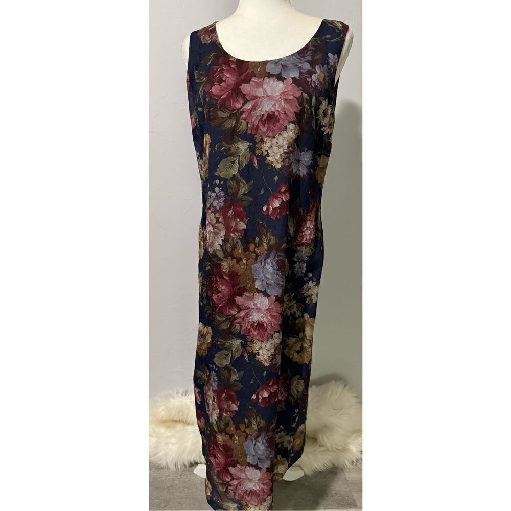 Miss Dorby Vintage textured floral shift dress 10